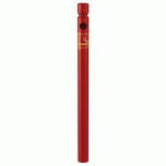 POTELET CENDRIER Ø 76 MM POMMEAU AGGLO - ZINC ROUGE 3004 - PROCITY