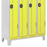 SOCLE 4 PIEDS POUR VESTIAIRES TEAM COLOR