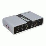STARTECH.COM ADAPTATEUR AUDIO USB 7.1 AVEC AUDIO NUMÉRIQUE SPDIF - CARTE SON EXTERNE - USB (F) VERS 2X TOSLINK (F) ET 8X 3,5 MM (F) - CARTE SON