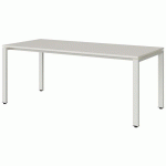 TABLE MALIBU 180X80 T5 SOUDÉ STRA ABS BLC SEL W911/BLC 9016