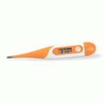 THERMOMÈTRE, POINTE FLEXIBLE, BLANC/ORANGE - LOT DE 4