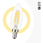 BARCELONA LED - AMPOULE LED E14 5W FILAMENT CLEAR BLANC EXTRA CHAUD - BLANC EXTRA CHAUD