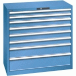 ARMOIRE BLEU CAP. 1023X572X1000 AVEC 8 TIR. 200KG - LISTA