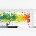 CRÉDENCE ADHÉSIVE - RAINBOW SPLATTER II DIMENSION HXL: 60CM X 210CM MATÉRIEL: PREMIUM