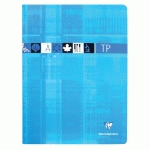 CAHIER TRAVAUX PRATIQUES PIQUÉ 24X32CM 64 PAGES PETITS CARREAUX + UNI COULEUR ALÉATOIRE - ASSORTIS - LOT DE 10