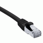 CORDON RJ45 CATÉGORIE 6A S/FTP LSOH SNAGLESS NOIR - 5 M - DEXLAN