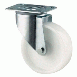 ROULETTE PIVOTANTE EN NYLON FORCE:400 KG H HT:240 MM - TENTE