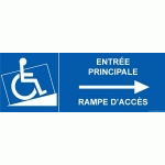 LOT DE 4 - PANNEAU ENTRÉE PRINCIPALE AVEC RAMPE D
