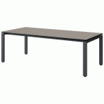 TABLE MALIBU 180X80 T3 SOUDÉ ST ANTIB GRIS U727/NO GRIS 7016