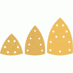 50 FEUILLES ABRASIVES EXPERT C470 D 93X93MM G 80 POUR PONCEUSES DELTA - BOSCH - 2608900928