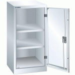 ARMOIRE BLANC PUR 500X400X1000 AVEC 2 RAYONS AMO. - LISTA