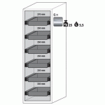 ARMOIRE S-PHOENIX VOL.2-90 S90.196.060.075.FDACR JAUNE - ASECOS
