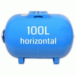 BALLON SURPRESSEUR 100L HORIZONTAL, CUVE, RÉSERVOIR SURPRESSEUR