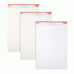 BLOC PAPIER P/CHEVALET QUADRILLÉ 56 G LOT 5 - MANUTAN COLLECTIVITÉS