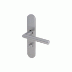 ENSEMBLE SUR PLAQUES SÉRIE JADE 1394 TYPE CONDAMNATION FINITION INOX - HERACLES - B-INOX-SP14