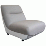 FAUTEUIL COSI ACRYLIQUE/ALU - GRIS/CRÈME - PROLOISIRS