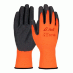 GANTS DE MANUTENTION TRICOTÉS NYLON ENDUCTION LATEX CRÊPÉ - ORANGE - 8