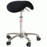 SIÈGE MINI FLEXMATIC - TISSU 3D - MEDIUM - NOIR - GLOBAL PROFESSIONAL SEATING