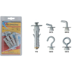 ELEMATIC - 4 ANCRAGES ENP / OA12 ANCRE D&39ANCRAGE FISCHER 12X45 MILLIMA TRE