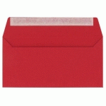 ENVELOPPE 110 X 220 MM POLLEN CLAIREFONTAINE 120 G SANS FENÊTRE GROSEILLE - BOÎTE DE 200