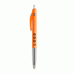 LOT DE 500 - STYLO BILLE BIC M10® CLIC PUBLICITAIRE RÉTRACTABLE POINTE 0,4 MM - ÉCRITURE EXTRA-FINE - MARQUAGE 1 COULEUR