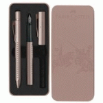 FABER-CASTELL SET DE STYLOS GRIP EDITION, ANTHRACITE