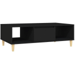 TABLE BASSE NOIR 103,5X60X35 CM AGGLOMÉRÉ