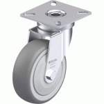 BLICKLE - ROULETTE PIVOTANTE Ø 75MM BANDAGE CAOUTCHOUC TPE 75KG - LPA-TPA 75KF