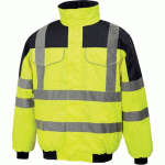 BLOUSON À HAUTE VISIBILITÉ IMPERMÉABLE JAUNE TAILLE L - SINGER SAFETY