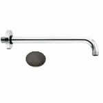 BRAS DE DOUCHE ROND 35 CM CHROME NOIR BROSSE - CRISTINA ONDYNA PD41175