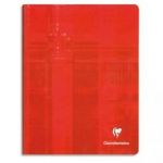 CLAIREFONTAINE CAHIER BROCHURE 192 PAGES 5X5 24X32. COUVERTURE CARTE ÉPAISSE