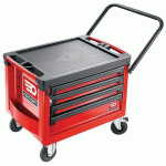 FACOM 1 COFFRE ROULANT À OUTILS ROLL M3 4 TIROIRS ROUGE - FACOM FACOM