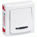 INTERRUPTEUR - SIMPLE - VA-ET-VIENT - LED TÉMOIN - COMPLET - EN SAILLIE - B