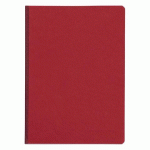 LOT DE 5 - CARNET BROCHURE AGE BAG A5 192 PAGES PETITS CARREAUX - ROUGE