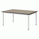 TABLE MALIBU 120X80 T2 4P STR ANTIB CHÊN 1146/NOIR BLC 9016