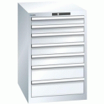 ARMOIRE BLANC PUR 564X725X850 AVEC 7 TIR. 75KG _ 14.405.110 - LISTA