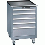 ARMOIRES À TIROIRS GRIS 564X572X890 AVEC 5 TIROIRS 75KG - LISTA