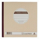 CAHIER DE COMMANDE MANIFOLD LA DAUPHIN AUTOCOPIANT 21 X 21 CM 50 PAGES TRIPLE EXEMPLAIRES