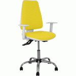 CHAISE ELCHE S BLANCA ACCOUDOIRS RÉGLABLES - JAUNE - PIQUERAS Y CRESPO