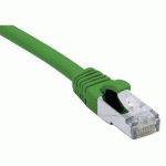 CORDON RJ45 CATÉGORIE 6A F/UTP LSOH SNAGLESS VERT - 20 M