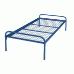 EVOLUTION LIT ESSENTIEL SOMMIER TREILLIS 90X190 CM 5009 BLEU - MANUTAN COLLECTIVITÉS