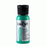 LOT DE 4 - DARWI FLACON DE 50 ML DE PEINTURE SUR CUIR - VERT SAPIN