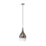 PAUL NEUHAUS SUSPENSION PILUA, TRANSPARENTE, À UNE LAMPE