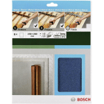 SET DE FEUILLES ABRASIVES POUR PONÇAGE MANUEL BOSCH ACCESSORIES 2609256C43 GRAIN 40, 80, 120 (L X L) 230 MM X 280 MM 1