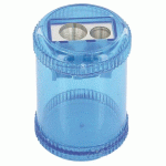 TAILLE-CRAYONS À RÉSERVE BUDGET 2 USAGES PLASTIQUE