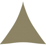 VIDAXL - VOILE DE PARASOL TISSU OXFORD TRIANGULAIRE 3X4X4 M BEIGE