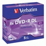 DVD+R DOUBLE COUCHE VERBATIM 8X