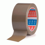 LOT DE 6 - RUBAN ADHÉSIF D'EMBALLAGE PVC BRUN, EXTRA-RÉSISTANT, 48 Μ, 4100 TESA, 50 MM X 66 M