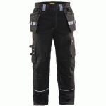 PANTALON ARTISAN RETARDANT FLAMME NOIR/GRIS TAILLE 44L - BLAKLADER