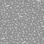 PAPIER PEINT GRIS FASHION | PAPIER PEINT DESIGN COUTURIER CÉLÈBRE | TAPISSERIE GRISE AVEC MOTIF BLANC MODE POUR CHAMBRE ADO - 10,05 X 0,53 M